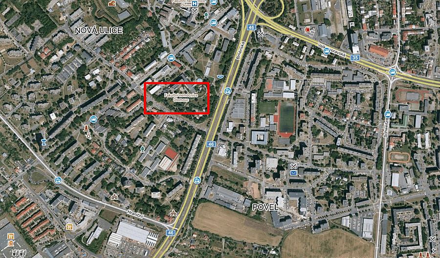 Širší vztahy mapka